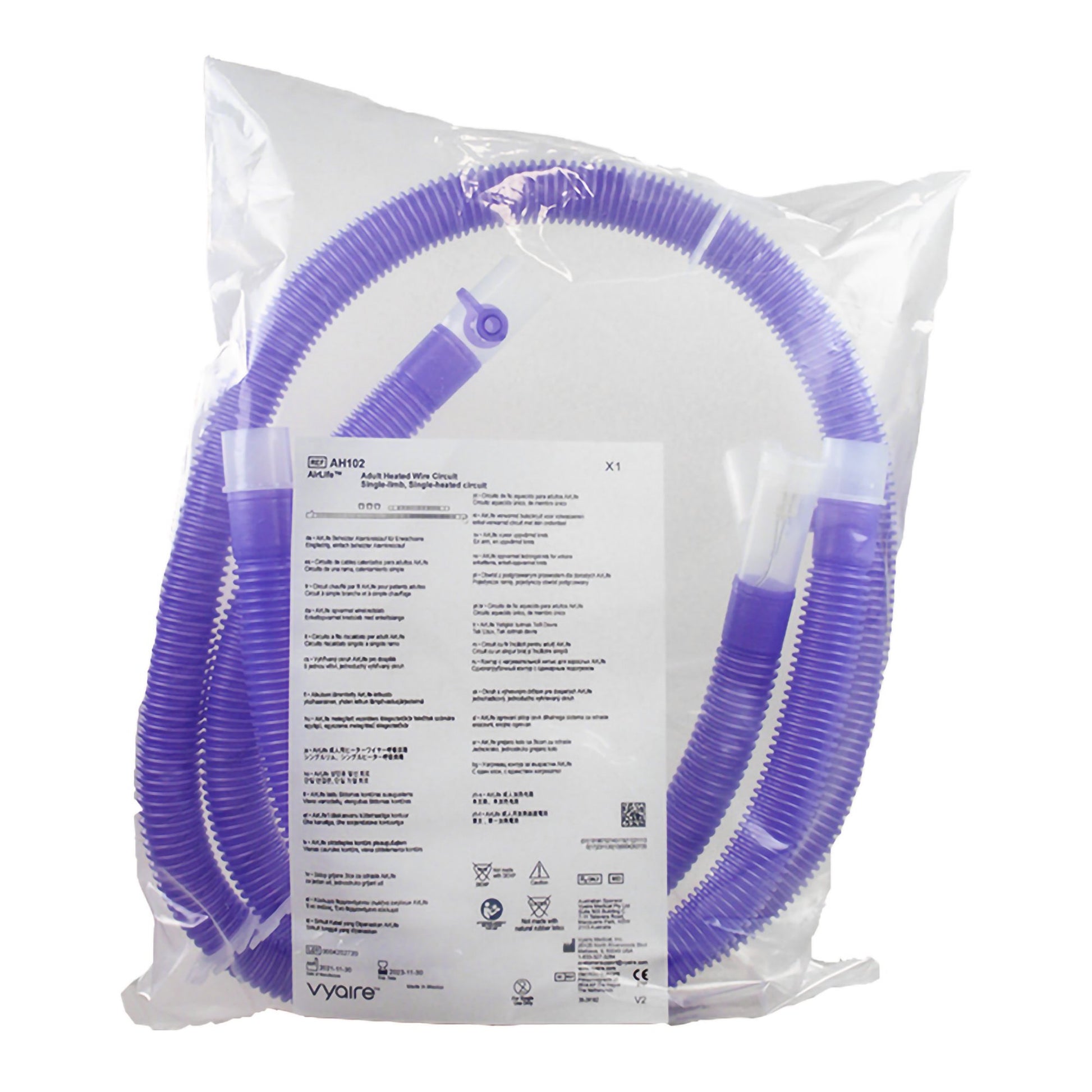 Anesthesia Breathing Circuit Limb-O™ Corrugated Tube 60 Inch Tube Single Limb Adult 3 Liter Bag Single Patient Use