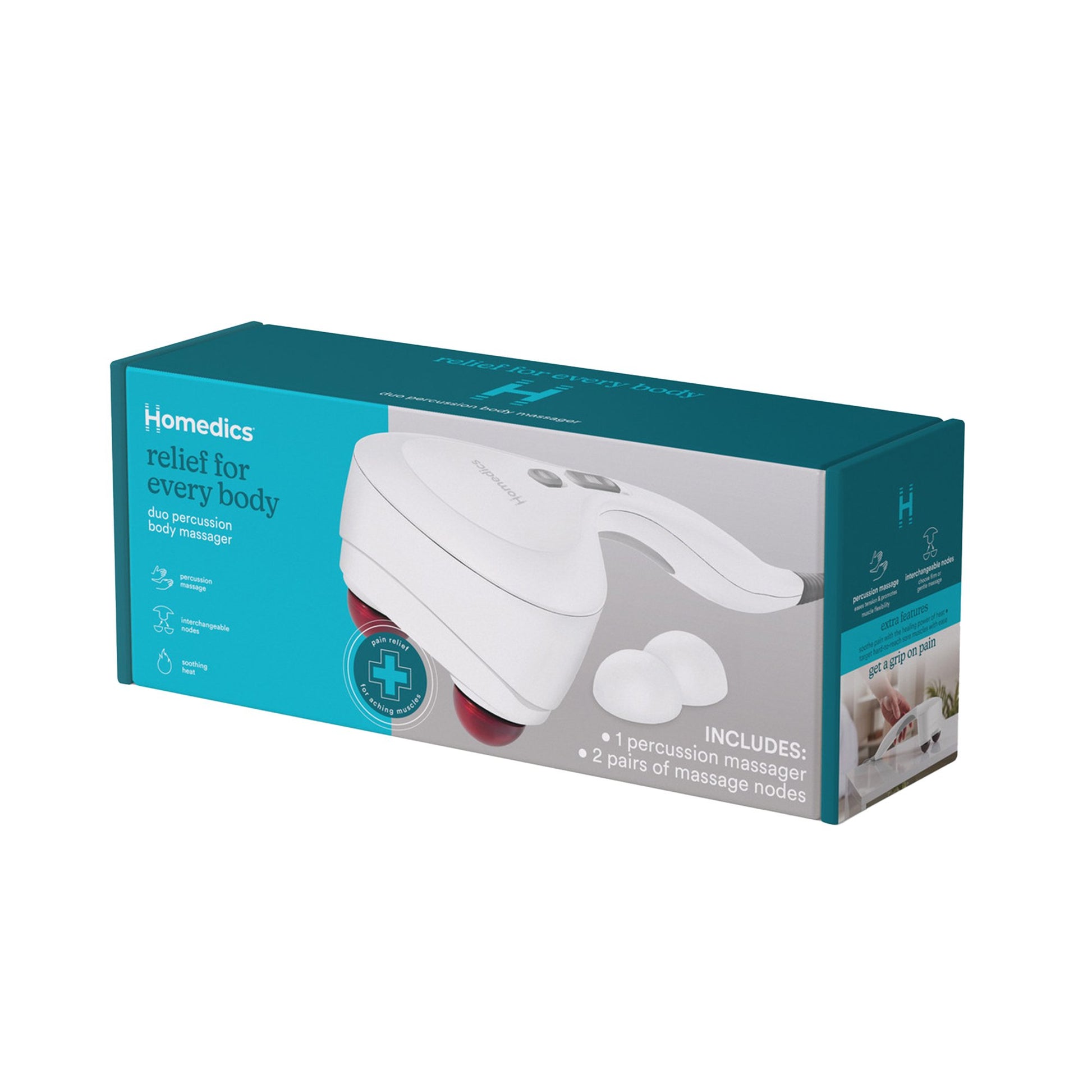Homedics Duo Percussion Body Massager with Heat