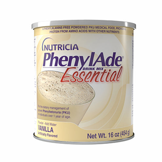 Oral Supplement PhenylAde Vanilla Flavor Powder 16 oz. / 454 Gram Canister