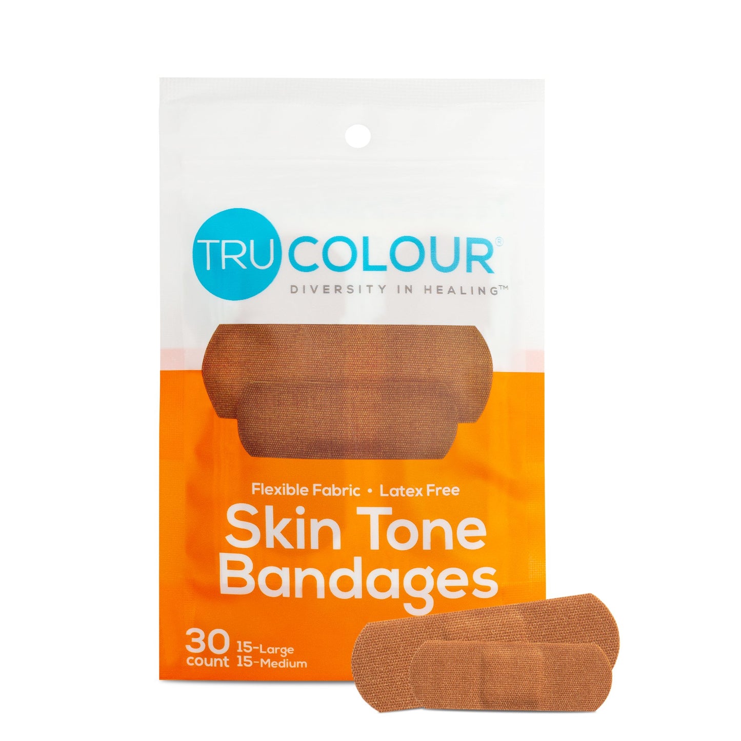TruColour Brown Adhesive Strip, 1 x 3 Inch