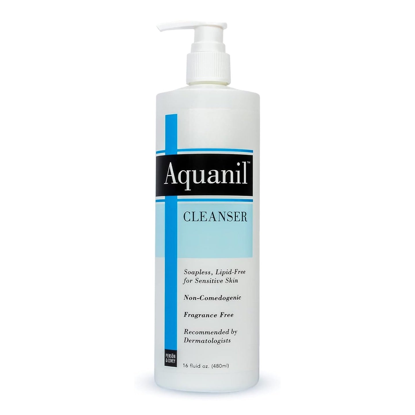 Facial Cleanser Aquanil Liquid 16 oz. Pump Bottle Unscented