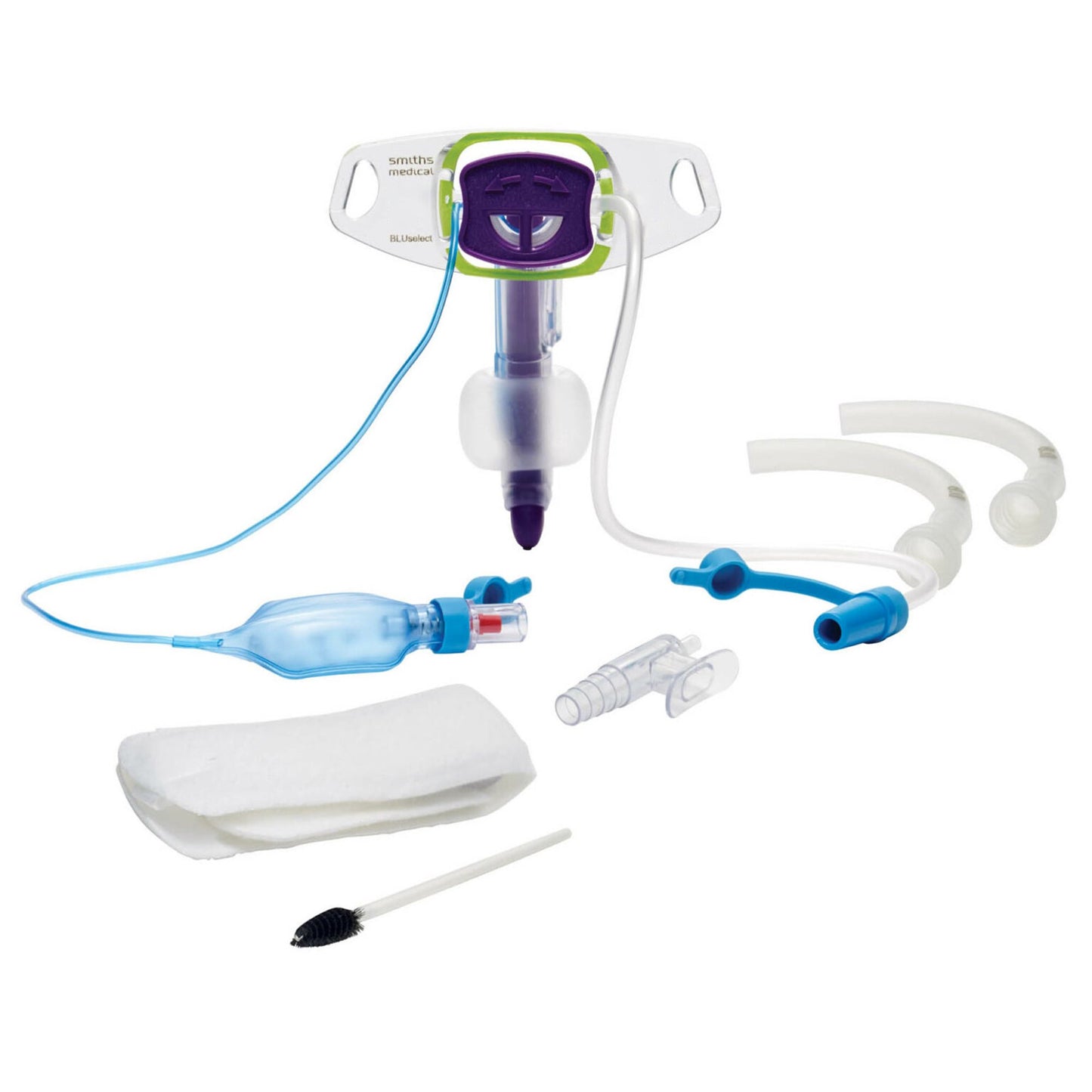 Cuffed Tracheostomy Tube Kit Portex BLUselect Suctionaid Size 8.0 mm Adult