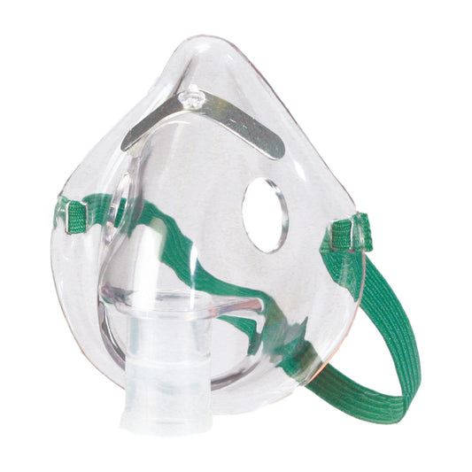 Aerosol Mask Elongated Style Pediatric Adjustable Head Strap / Nose Clip