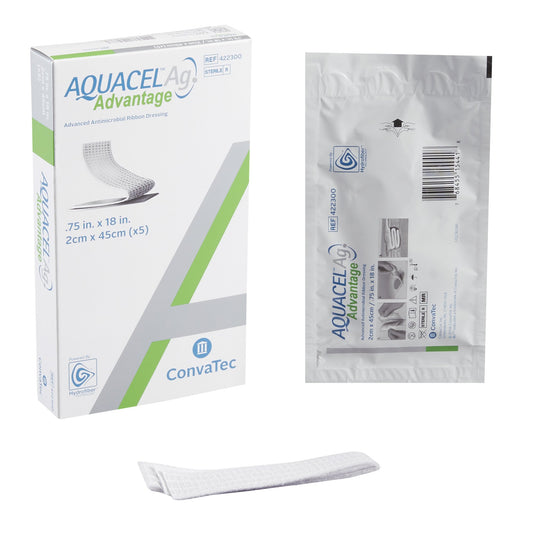 Aquacel Ag Advantage Silver Dressing, 3/4 x 18 Inch