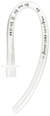Uncuffed Endotracheal Tube Flexicare VentiSeal Curved 5.0 mm ID Pediatric Murphy Eye