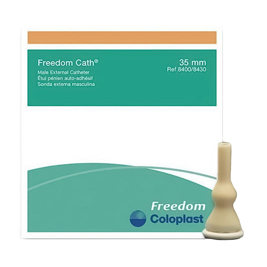 Freedom Cath Clear Male External Catheter, 35 mm, Large Size