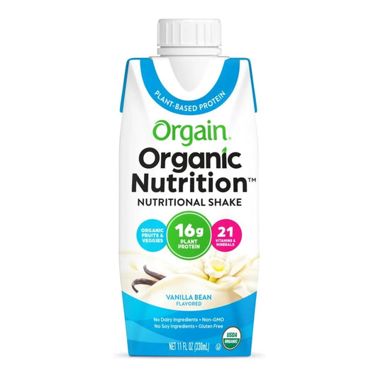 Orgain Organic Nutrition™ Vegan Vanilla Nutritional Shake, 11-ounce carton