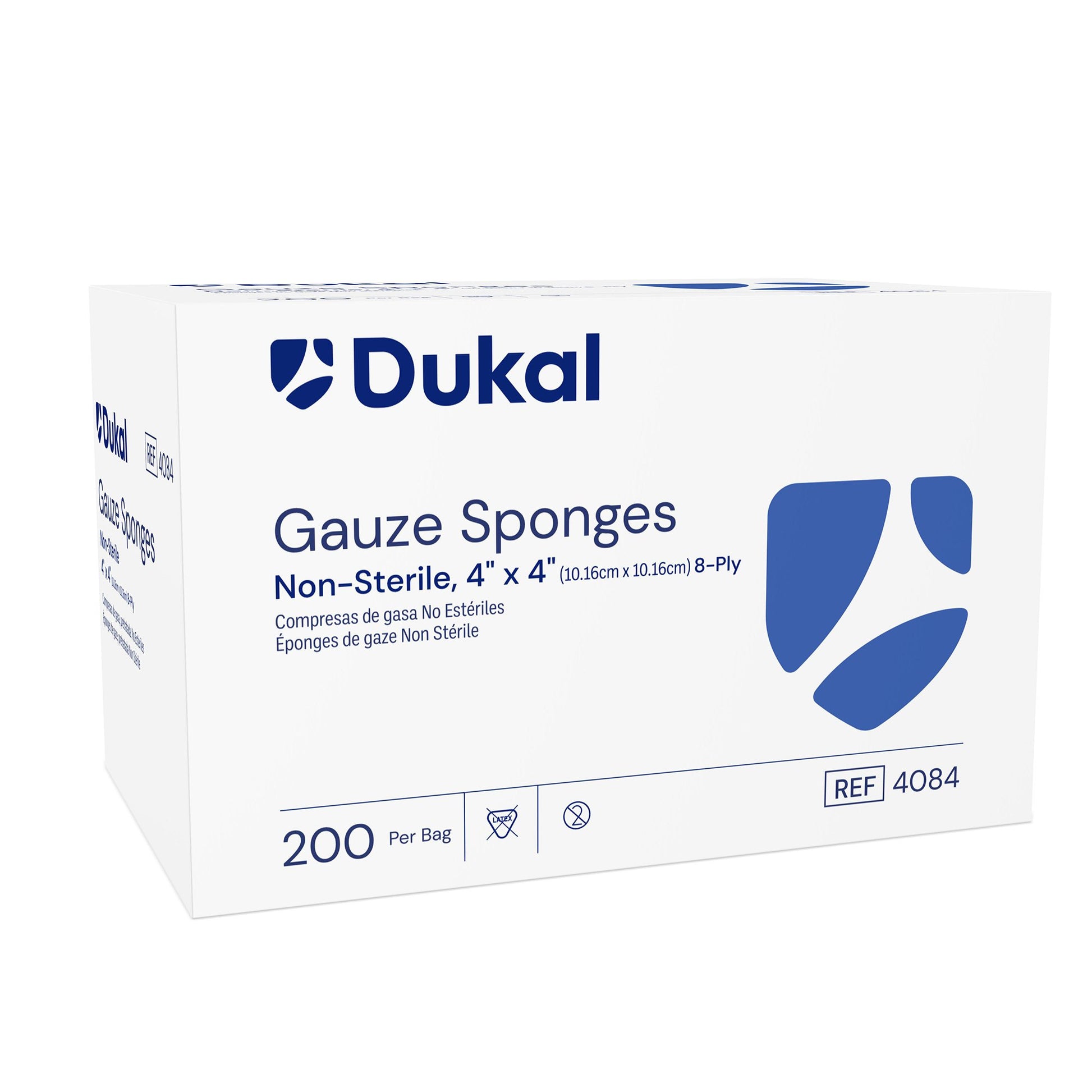 Dukal™ Gauze Sponge, 4 x 4 Inch, 8-Ply