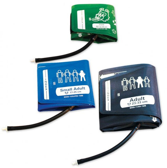 Reusable Blood Pressure Cuff Set ADC Assorted Size Range Arm Nylon Cuff Multiple Cuff Sizes