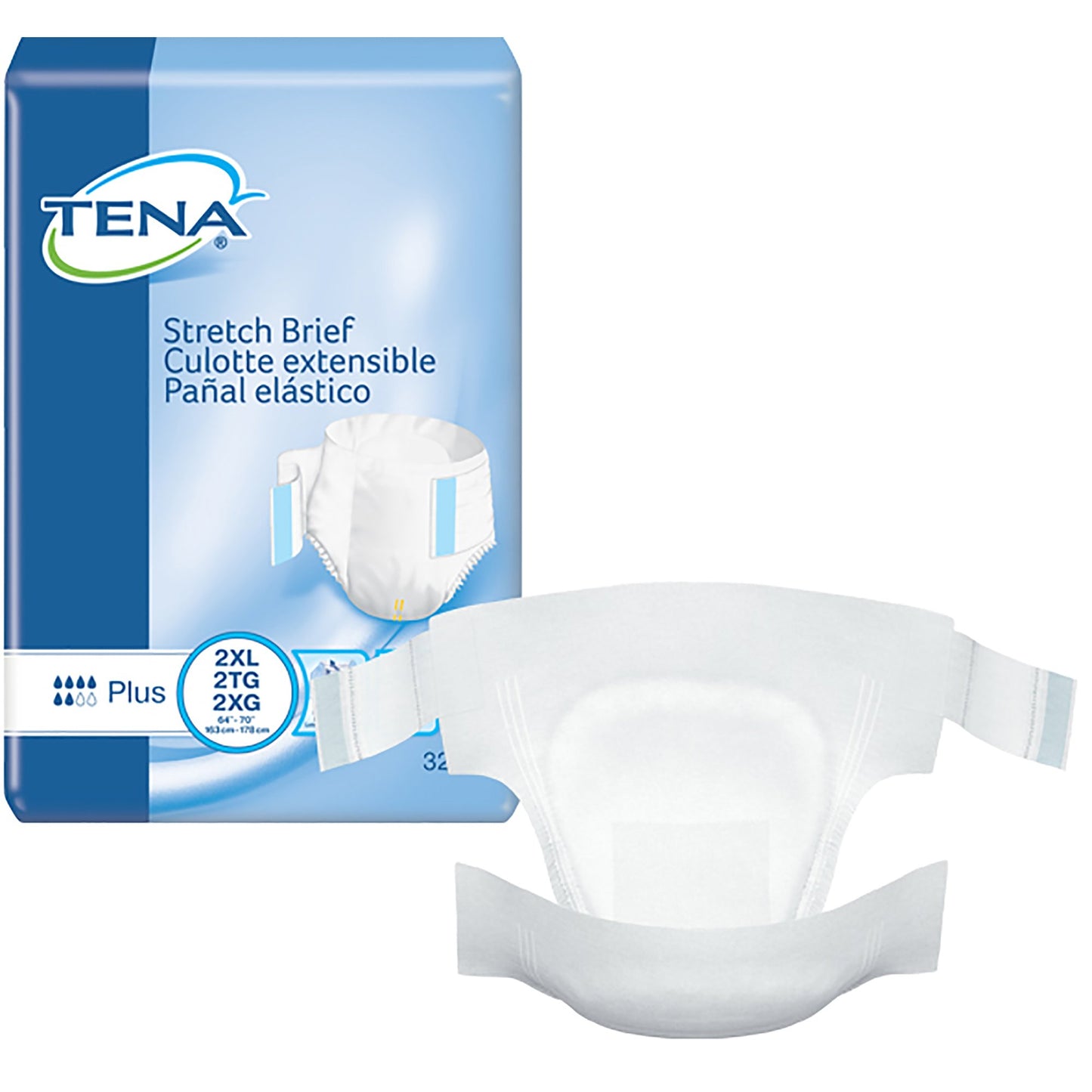 Tena Stretch™ Plus Incontinence Brief, 2X-Large