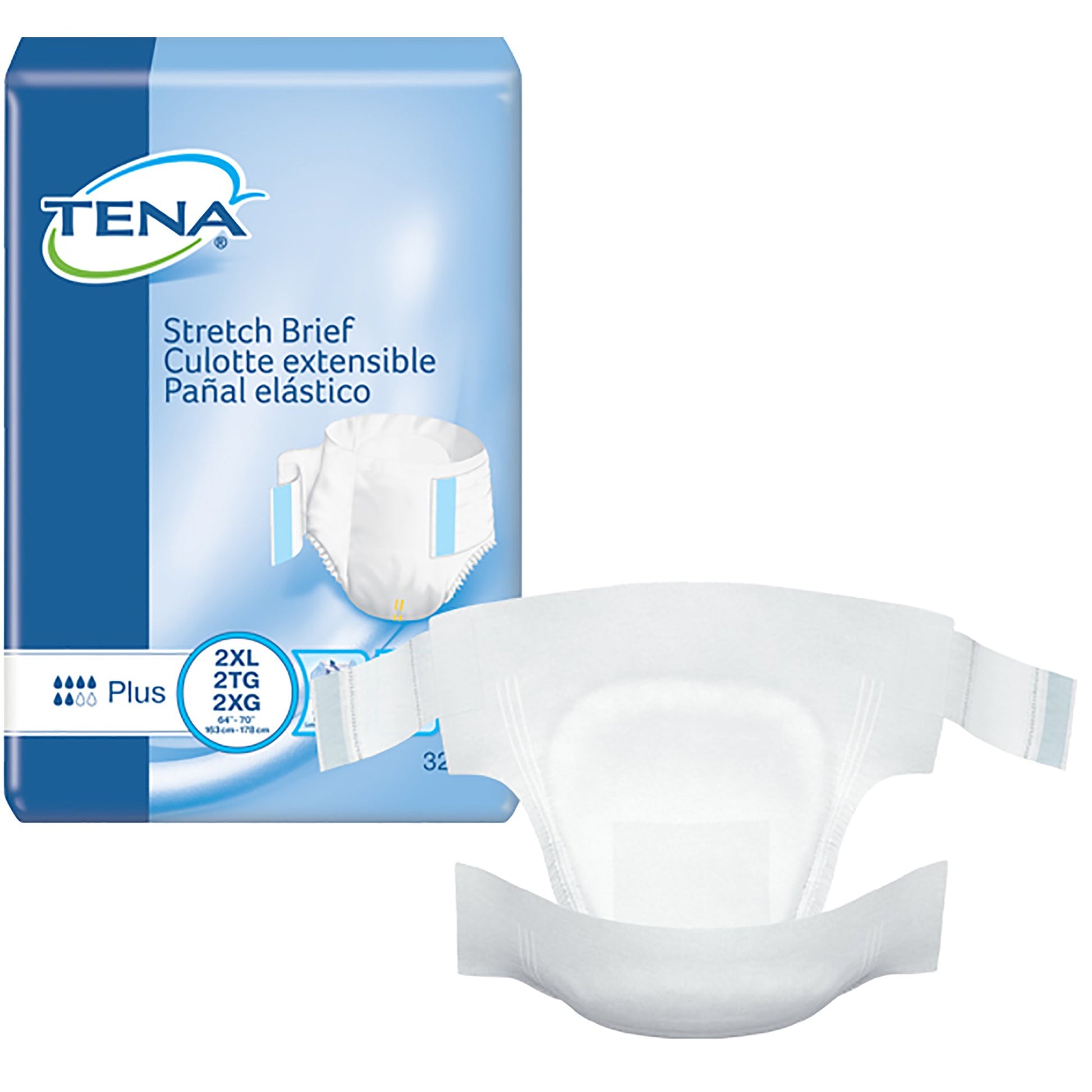 Tena Stretch™ Plus Incontinence Brief, 2X-Large