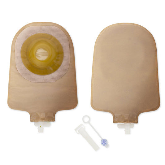 Premier™ 8495 One-Piece Beige Urostomy Pouch, Pre-cut to Fit 29 mm Stomas