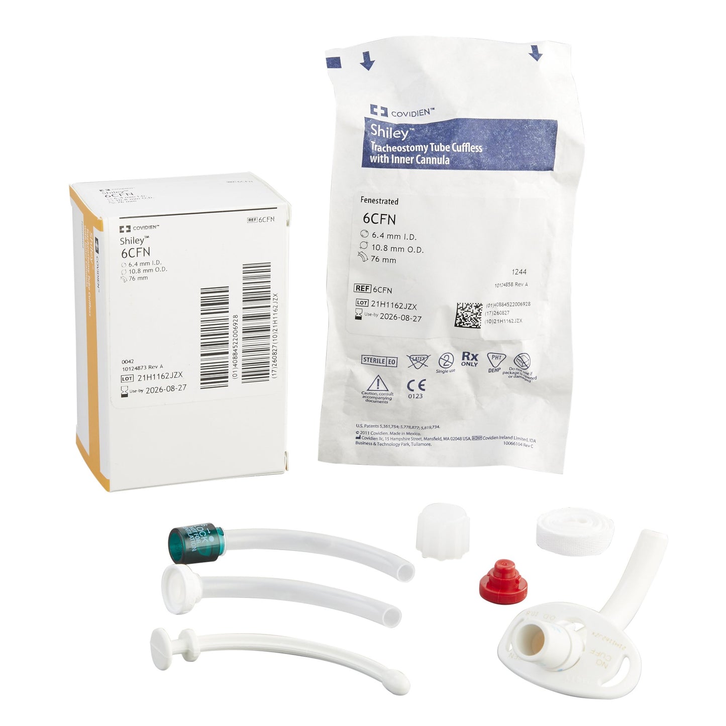 Uncuffed Tracheostomy Tube Shiley™ Size 6.0 Adult