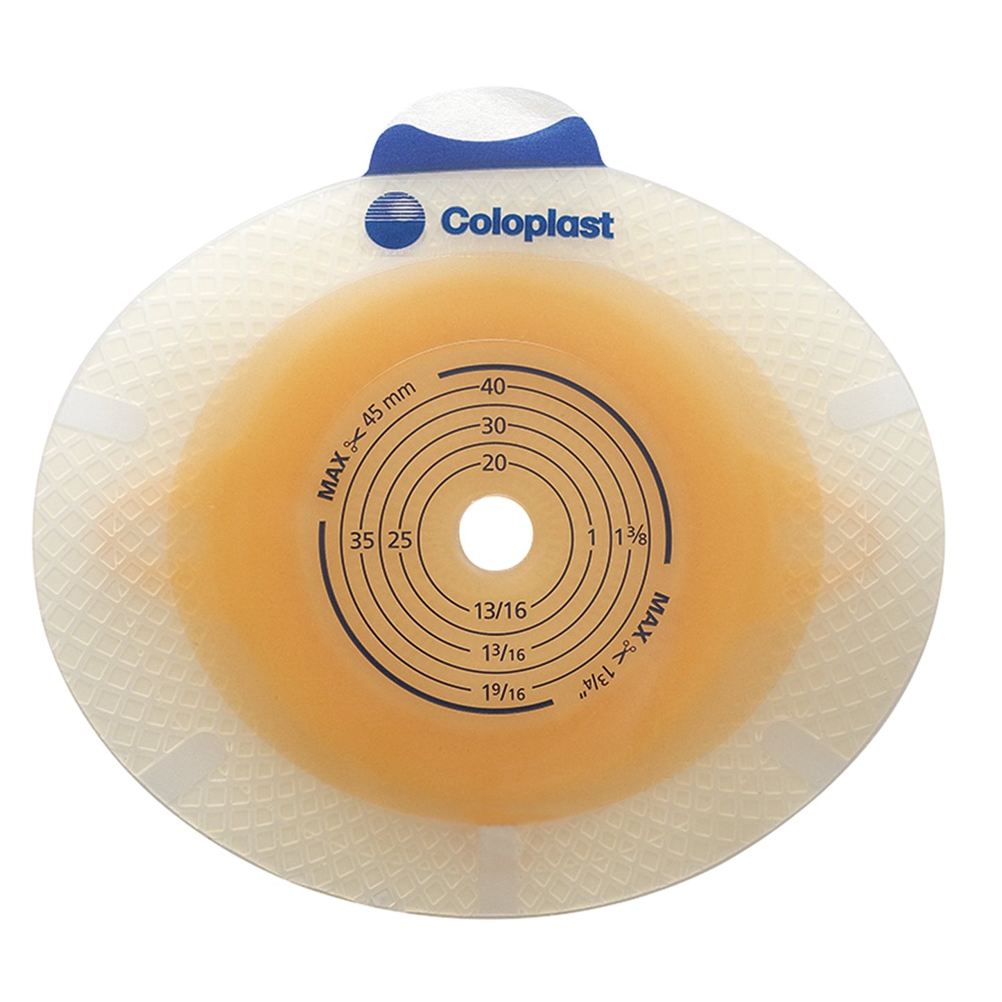 SenSura Click Convex Light Barrier Ostomy Barrier Trim to Fit 15 – 53 mm Yellow