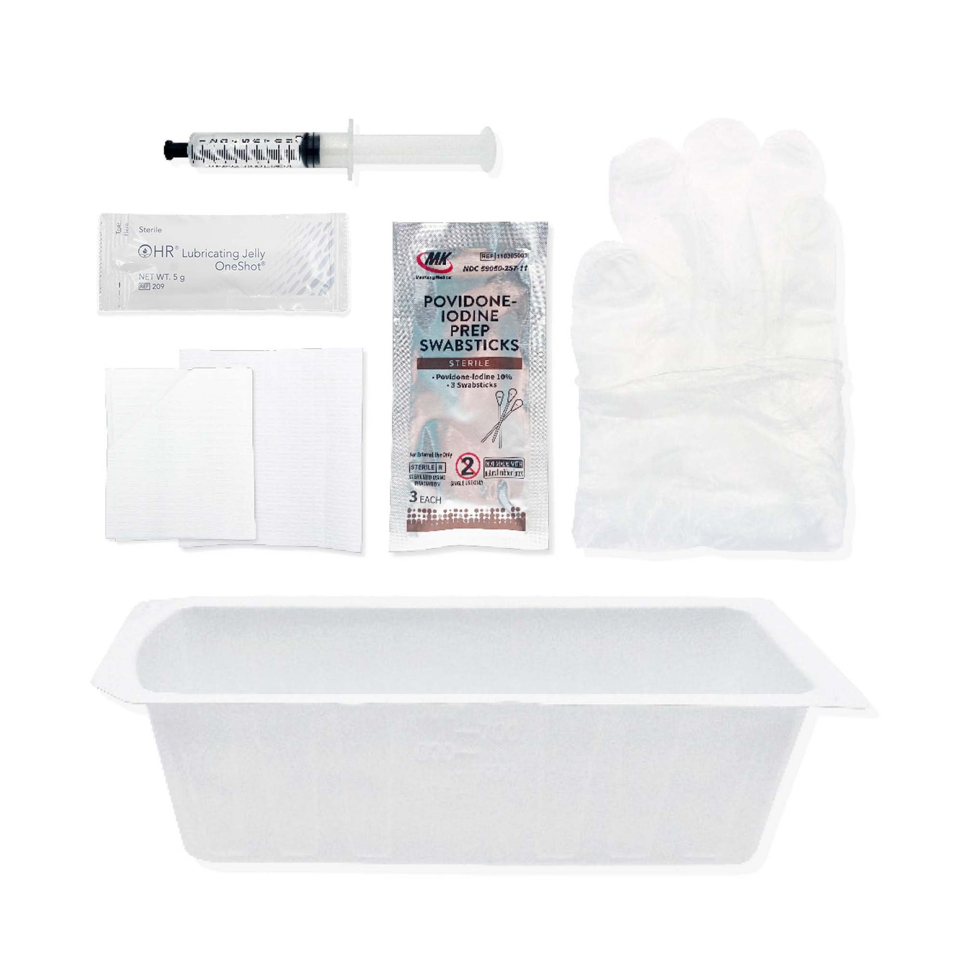 Catheter Insertion Tray TruAdvance™ Foley Without Catheter Without Catheter