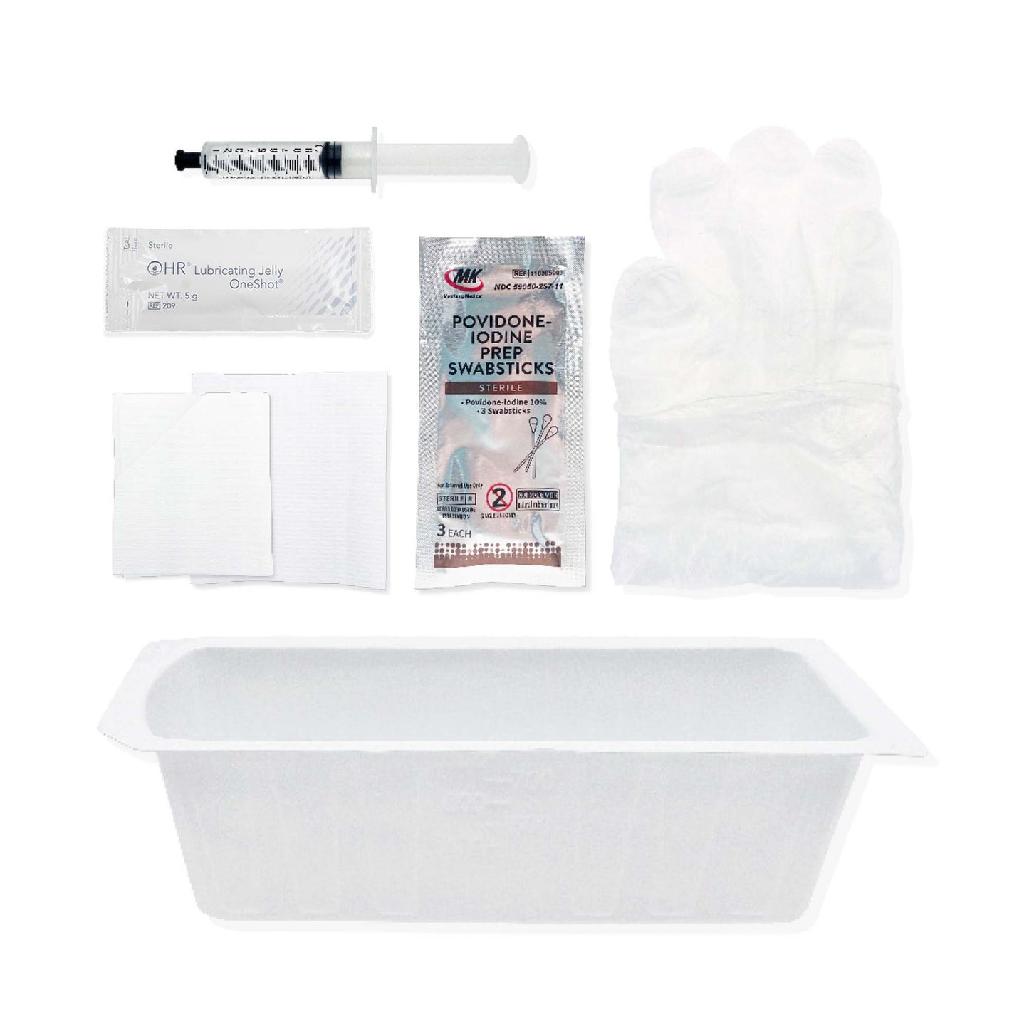 Catheter Insertion Tray TruAdvance™ Foley Without Catheter Without Catheter