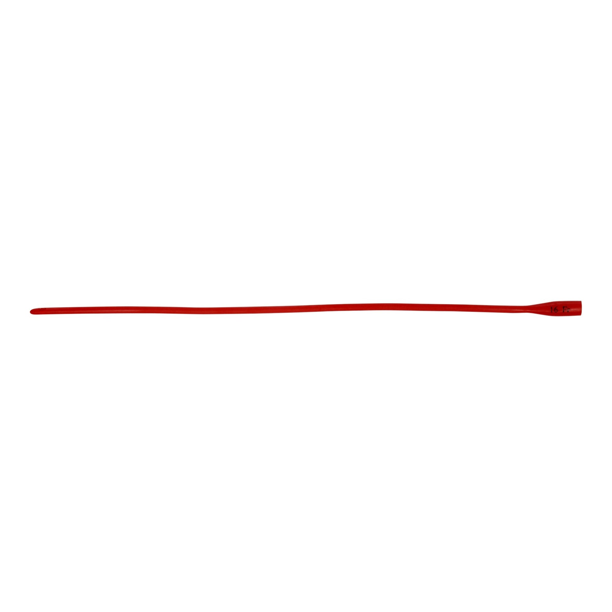Dover™ Robinson Red Rubber Intermittent Catheter, 16 Fr.