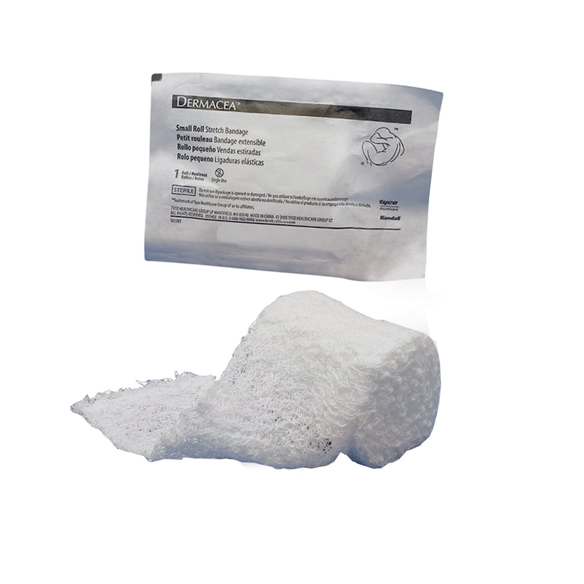 Dermacea™ Sterile Fluff Bandage Roll, 2 Inch x 4-1/8 Yard, Three-Ply