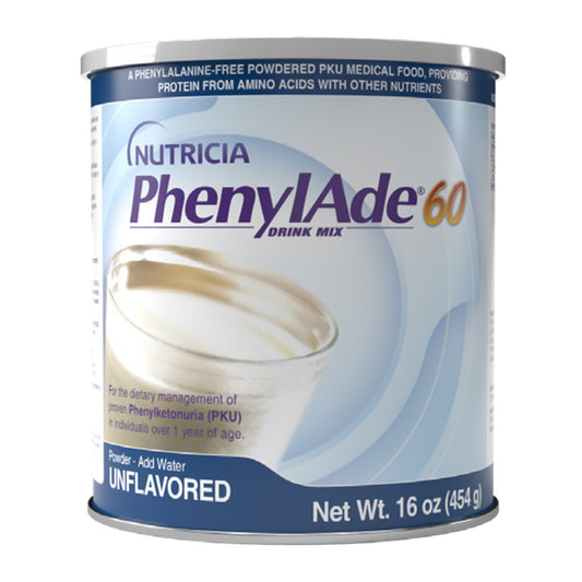 Oral Supplement PhenylAde60 Unflavored Powder 16 oz. / 454 Gram Canister