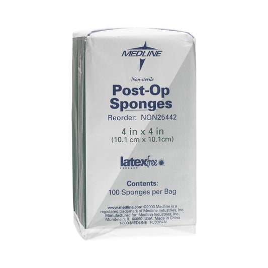 Medline Nonwoven Sponge, 4 x 4 Inch