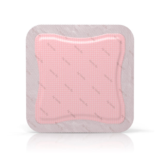 Allevyn Ag Gentle Border Silver Foam Dressing, 7 x 7 Inch