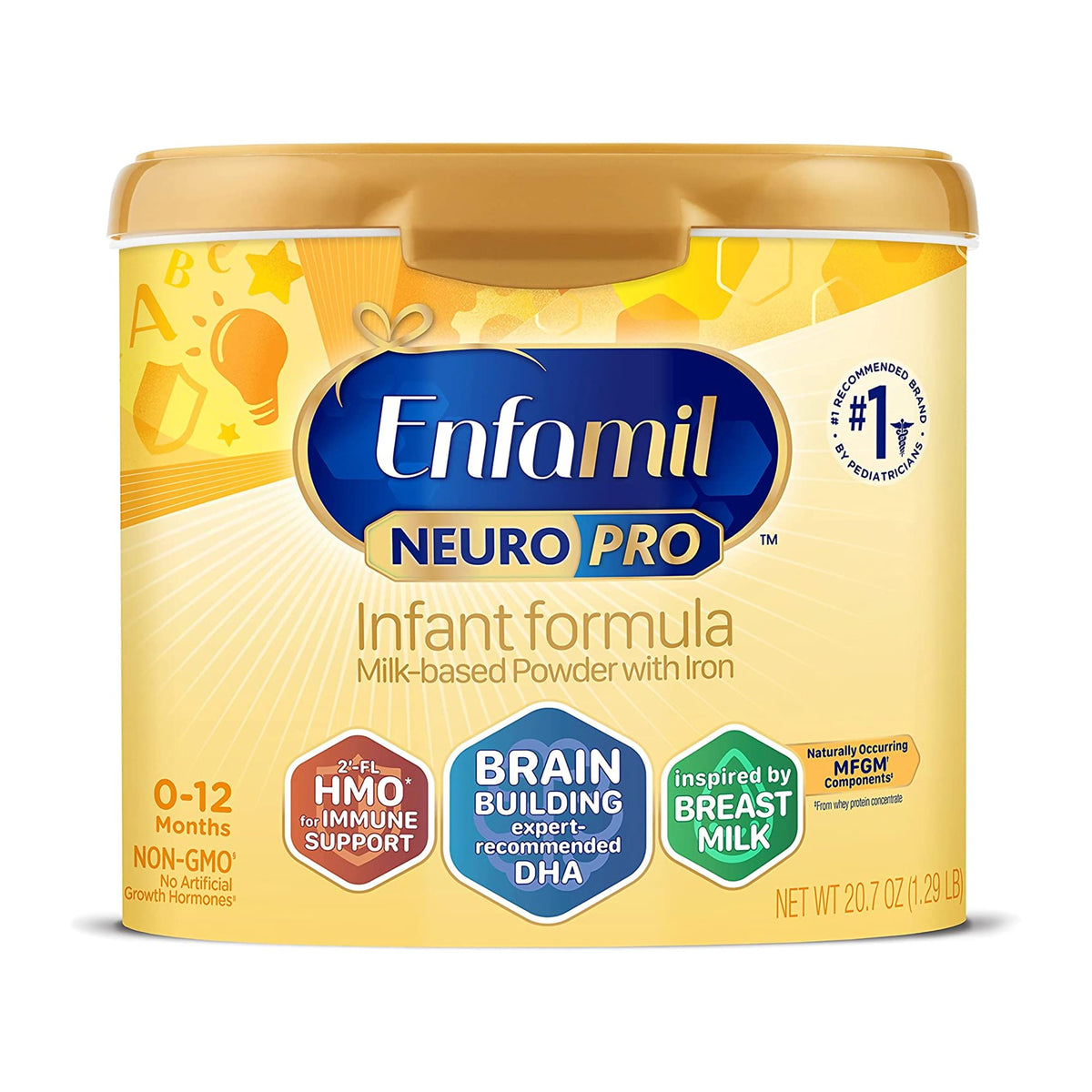 Enfamil NeuroPro™ Infant Formula Milk-Based Powder with Iron, 20.7-oz. canister