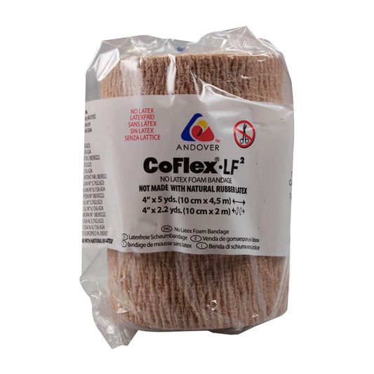 CoFlex·LF2 Self-adherent Closure Cohesive Bandage, 4 Inch x 5 Yard