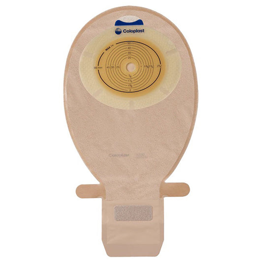 SenSura Flat 1-Piece Transparent Ostomy Pouch, 35 mm Stoma