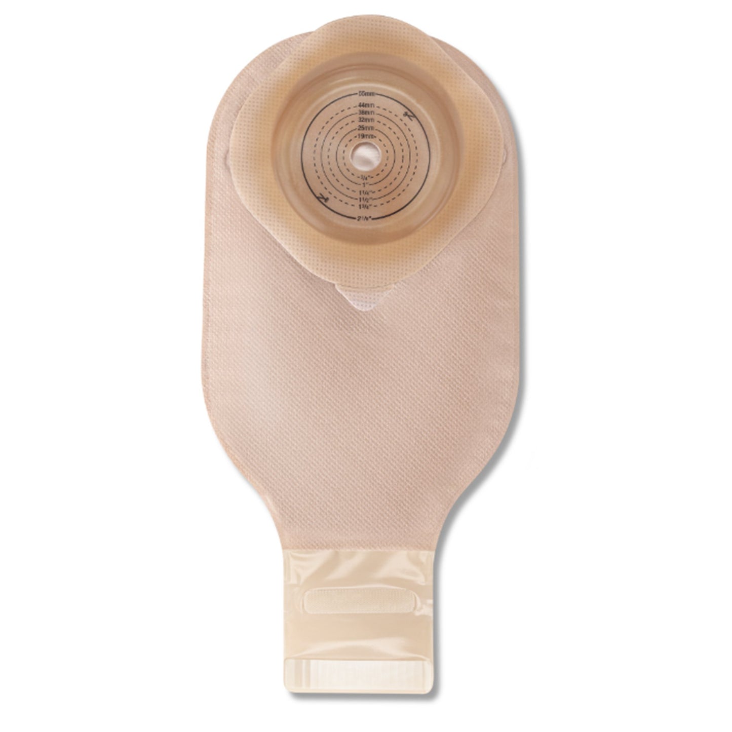 CeraPlus™ One-Piece Soft Convex Beige Ostomy Pouch, Cut to Fit Stomas up to 55mm