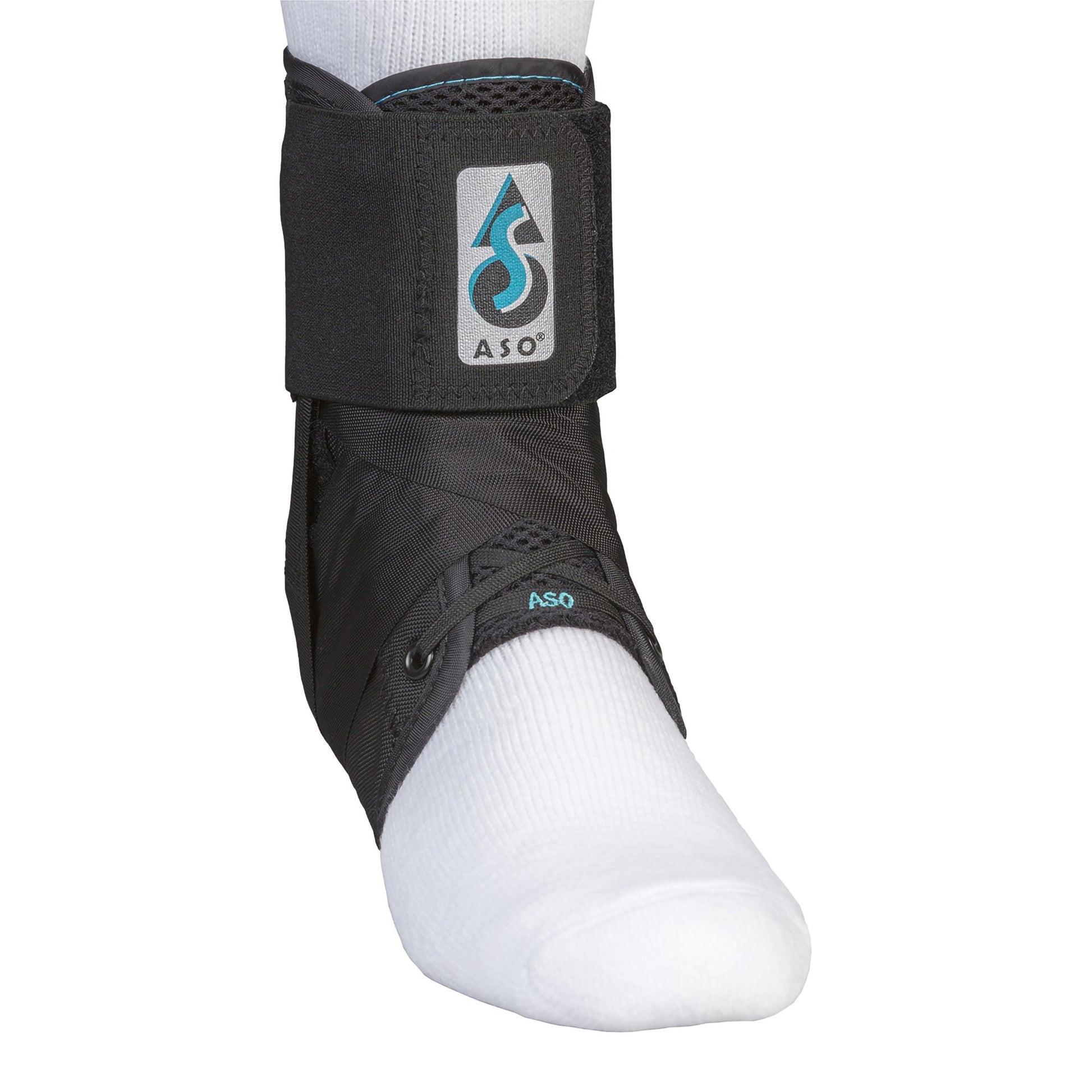 Ankle Support ASO X-Small Hook and Loop Strap Closure / Lace-Up Foot