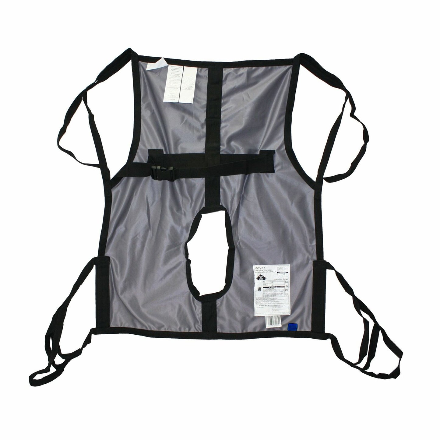 Hoyer One Piece Commode Sling without Head Support, Extra Large, 4 Point Cradle