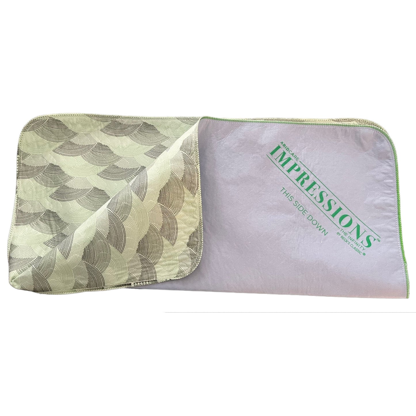 Reusable Underpad Impressions™ by Beck's Classic 34 X 36 Inch Moderate Absorbency