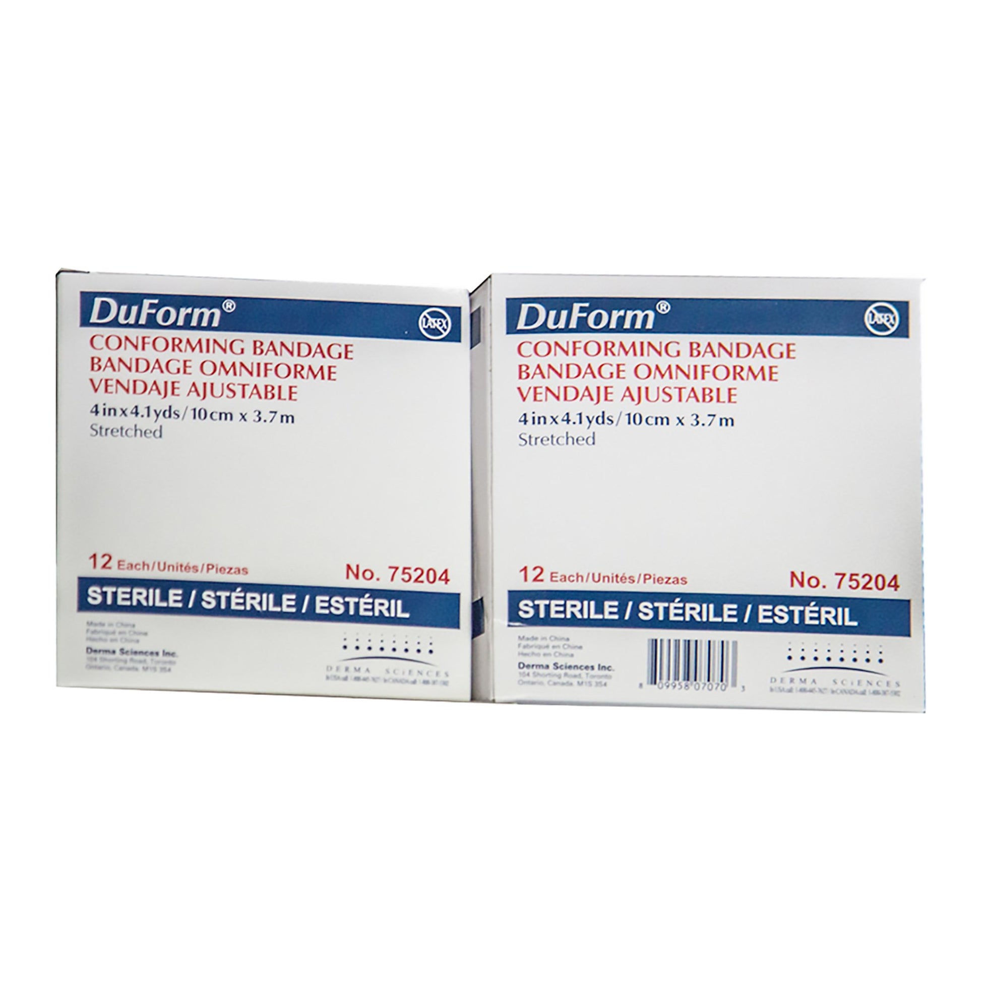 Duform Sterile Conforming Bandage, 4 Inch x 4-1/10 Yard, 1-Ply