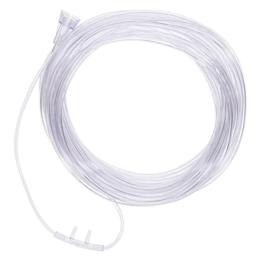 Nasal Cannula AirLife U-Connect-It Adult Curved Prongs 21 Foot Tubing High Flow Rate