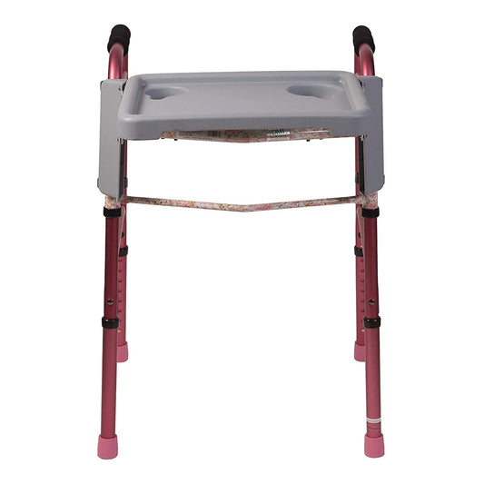 DMI Folding Walker Tray with Cup Holders