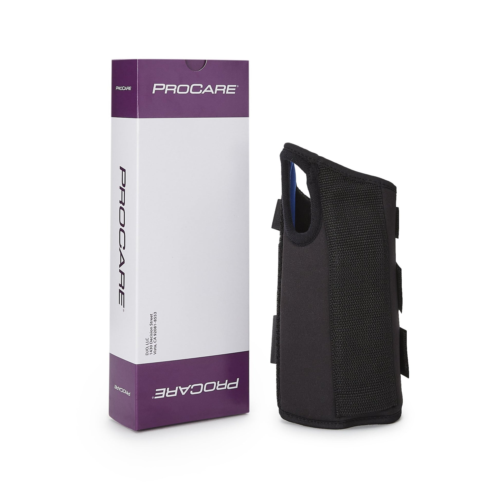 ProCare ComfortForm™ Wrist Brace with Palmar Stay, Black, Large, Left-Hand