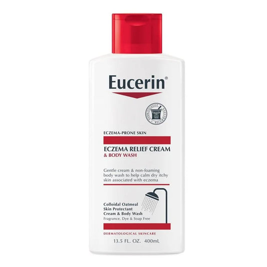 Eucerin Eczema Relief Cream and Body Wash, 13.5 oz.