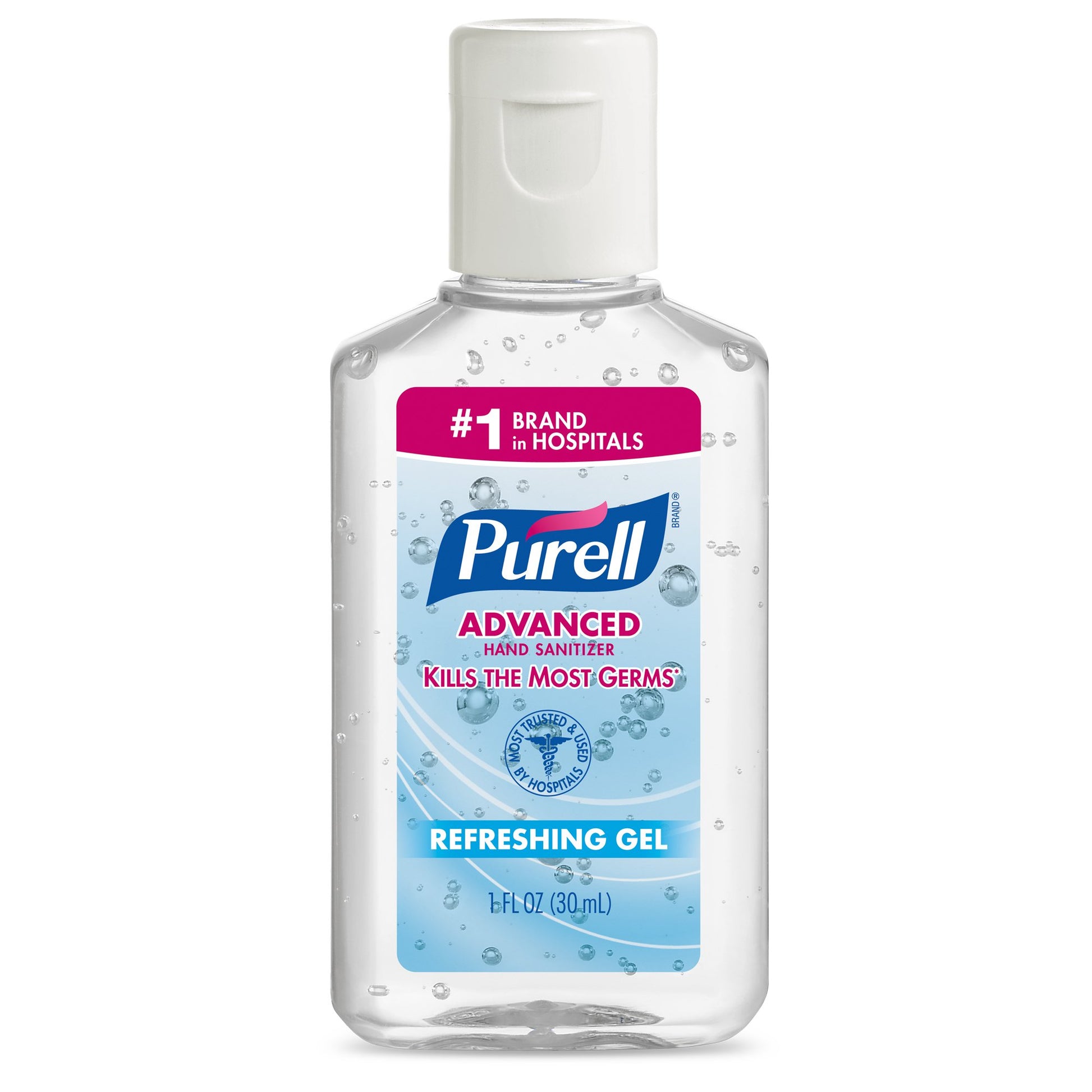 Purell Advanced Hand Sanitizer 70% Ethyl Alcohol Gel, 1-ounce Bottle