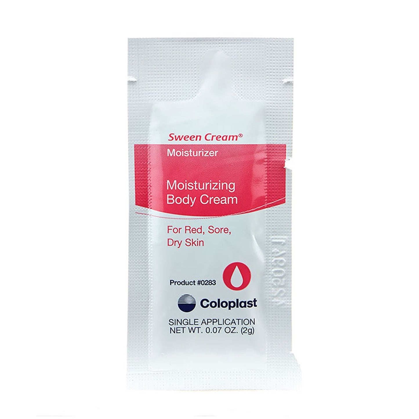 Sween Moisturizing Body Cream for Red, Sore Dry Skin, Individual Packets