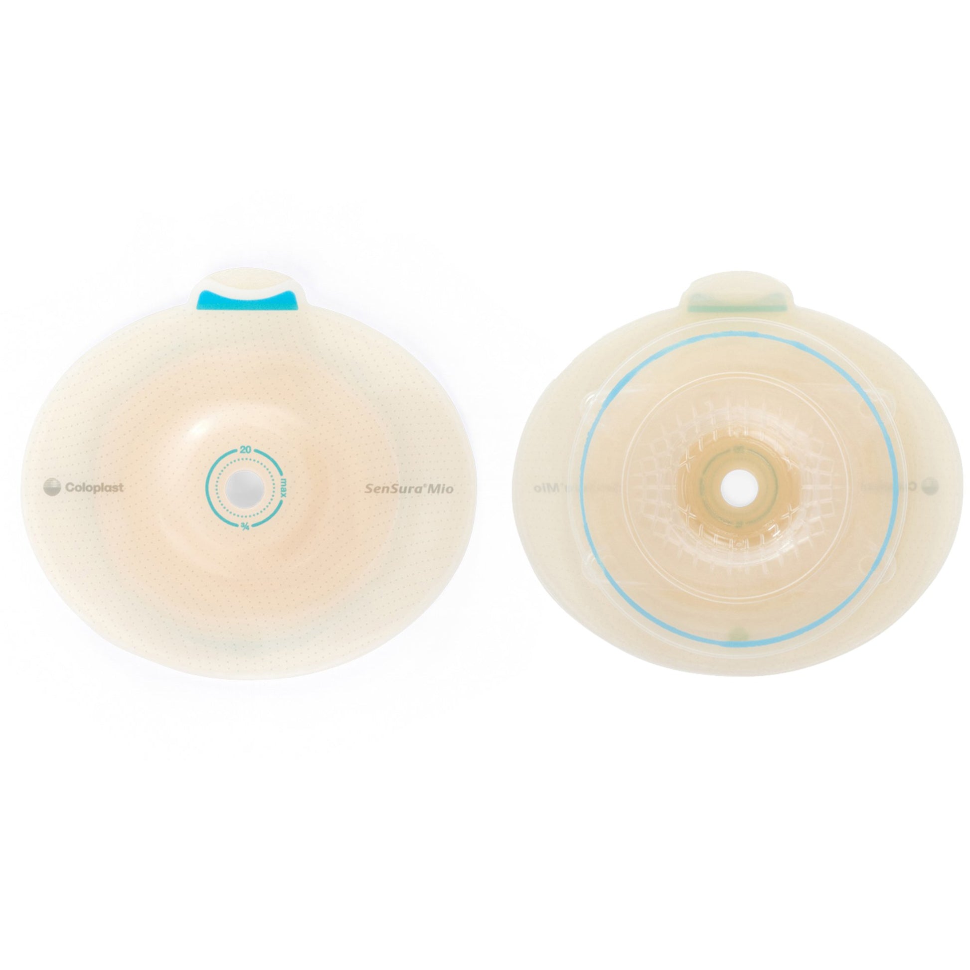 SenSura Mio Flex Convex Light Barrier, 21 mm Stoma Opening, Red Color Match