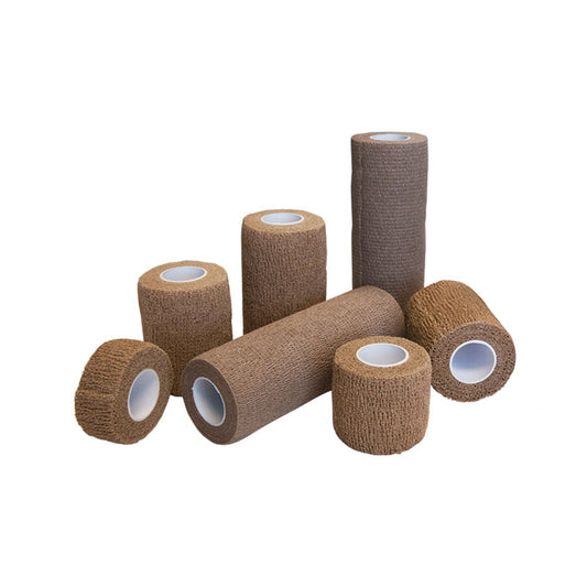 Cohesive Bandage Premier Pro™ 4 Inch X 5 Yard Self-Adherent Closure Tan NonSterile Standard Compression