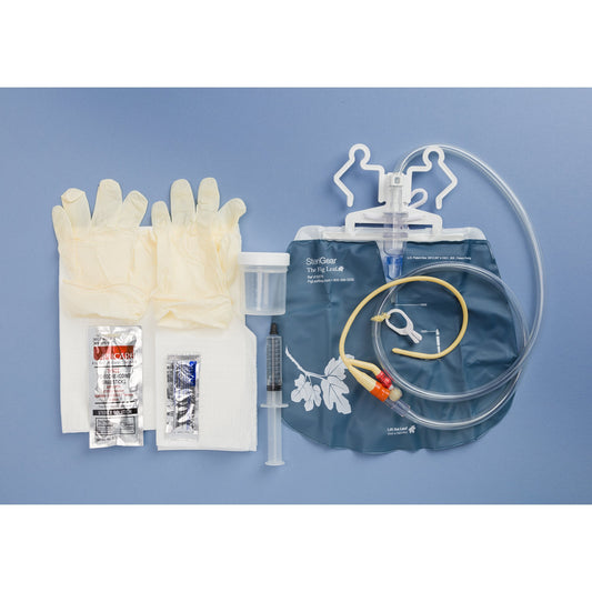 Fig Leaf Indwelling Catheter Tray