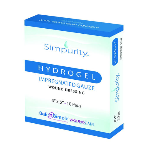 Hydrogel Wound Dressing HydroGel Impregnated 2 X 2 Inch Sterile