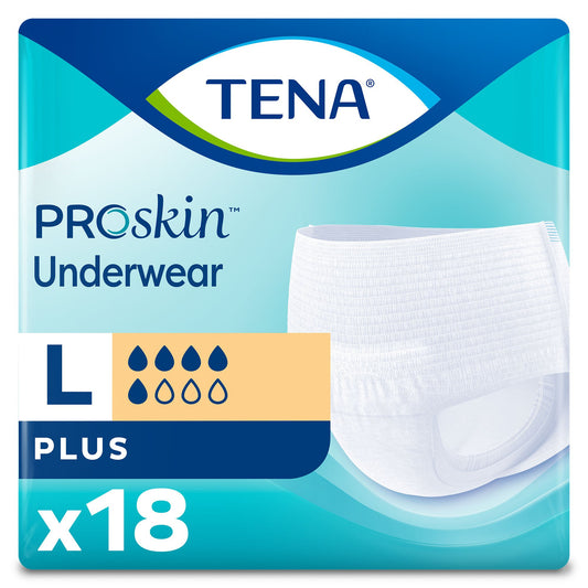 Tena ProSkin™ Plus Fully Breathable Absorbent Underwear, Large