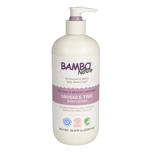Bambo Nature Snuggle Time Baby Lotion, 500 mL pump bottle