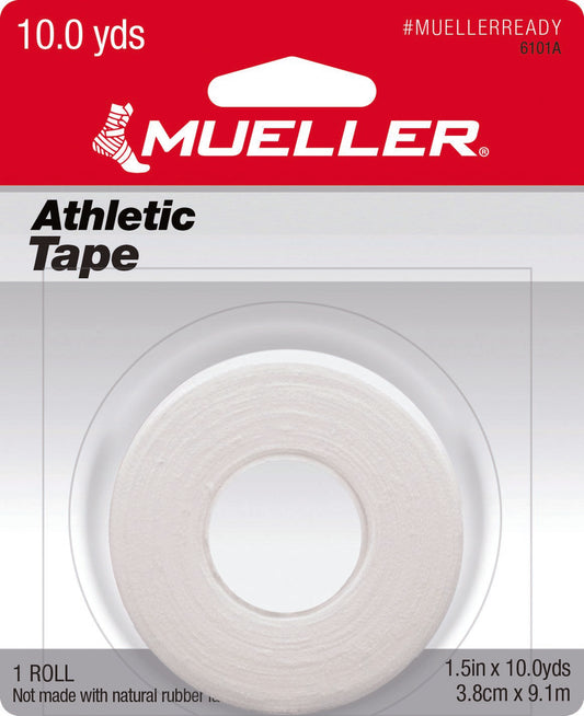 Athletic Tape Mueller White 1-1/2 Inch X 10 Yard Adhesive NonSterile