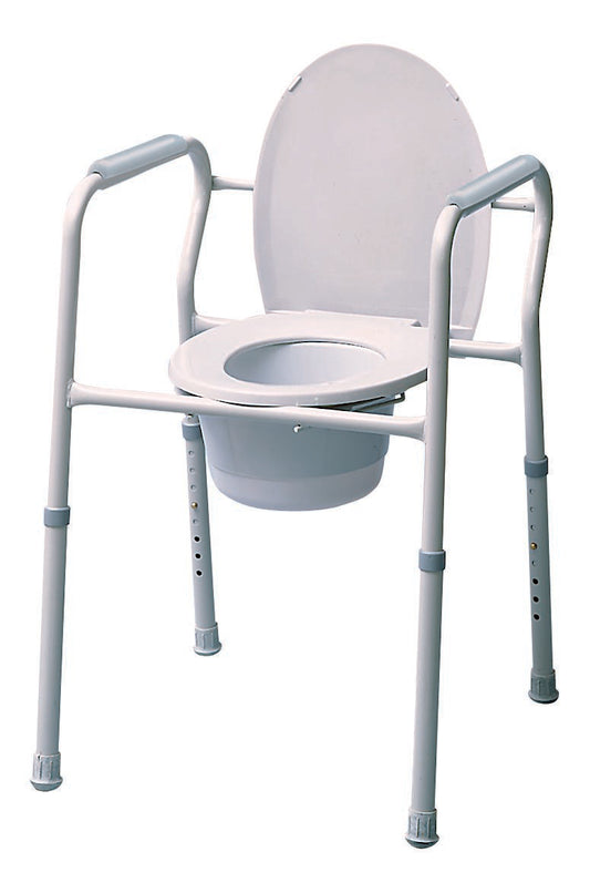 Graham-Field Commode Chair, 14 Inch Seat Width