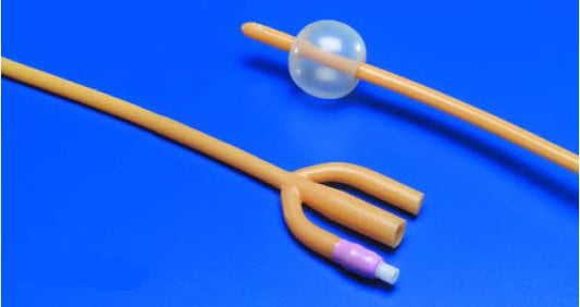 Dover™ Foley Catheter, 24 Fr., 30 cc, Three Way, Standard
