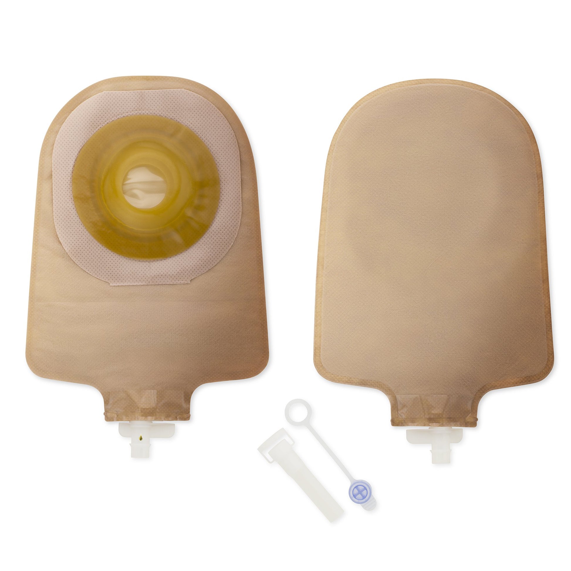 Premier™ One-Piece Beige Urostomy Pouch, Pre-cut to Fit 25 mm Stomas