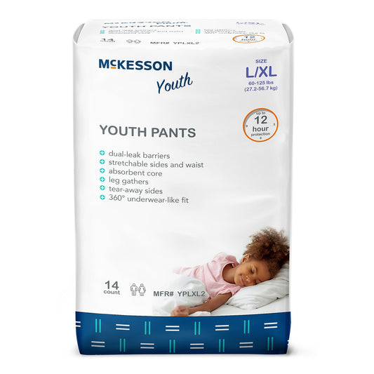 McKesson Youth Pants, Large / Extra-Large for Children 60 – 125 lbs.